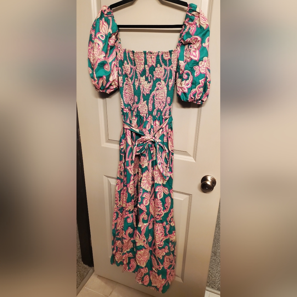 Midi length dress